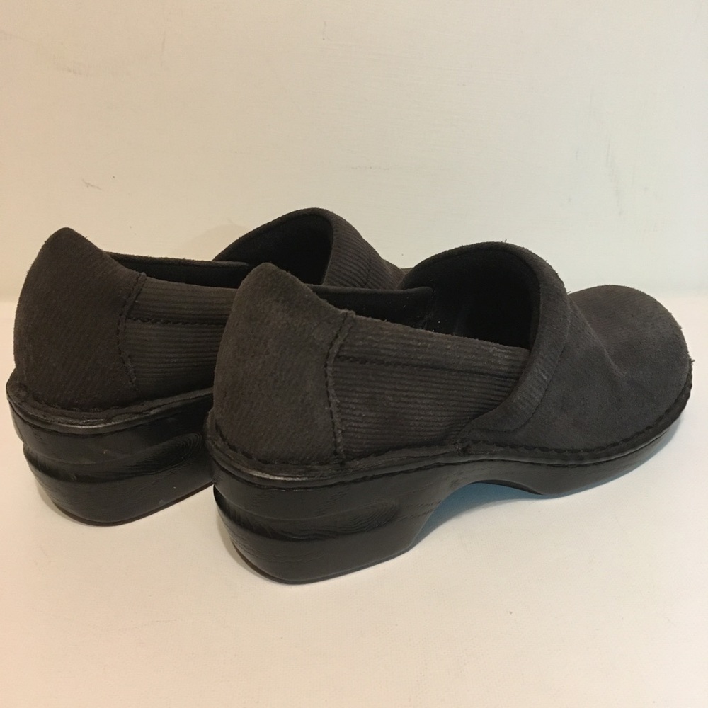 $22/2+ Born Leather Clogs Gray 8.5 EU40 - Picture 5 of 8